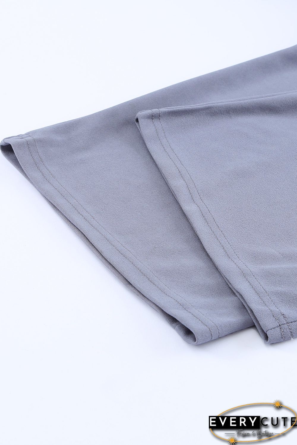 Gray Oh So Glam Belted Wide Leg Jumpsuit