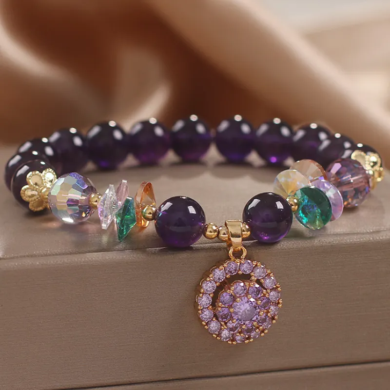 Sunlight Natural Amethyst Bracelet