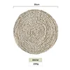 Rattan Placemats Straw Cup Coasters Dining Table Mat Heat Insulation Pot Holder Wicker Drink Coaster Kitchen Accessories