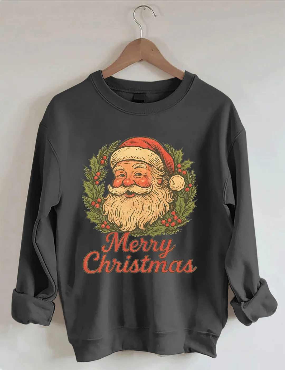 Retro Santa Christmas Sweatshirt