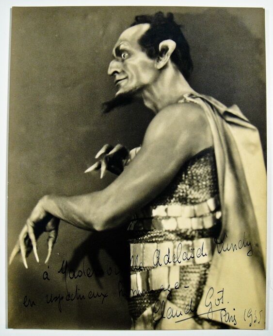 French Actor CLAUDE GOT Vintage Signed Photo Poster painting - Striking!