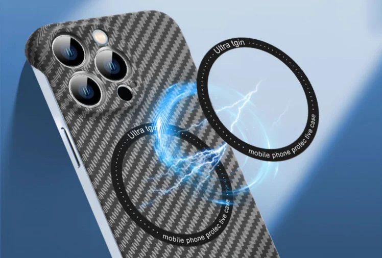 iPhone 14 Carbon Fiber Magnetic Case