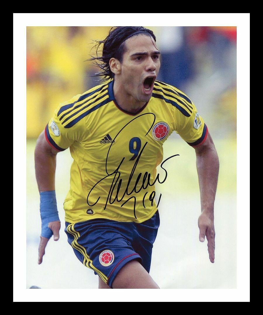 Radamel Falcao - Colombia Autographed Signed & Framed Photo Poster painting