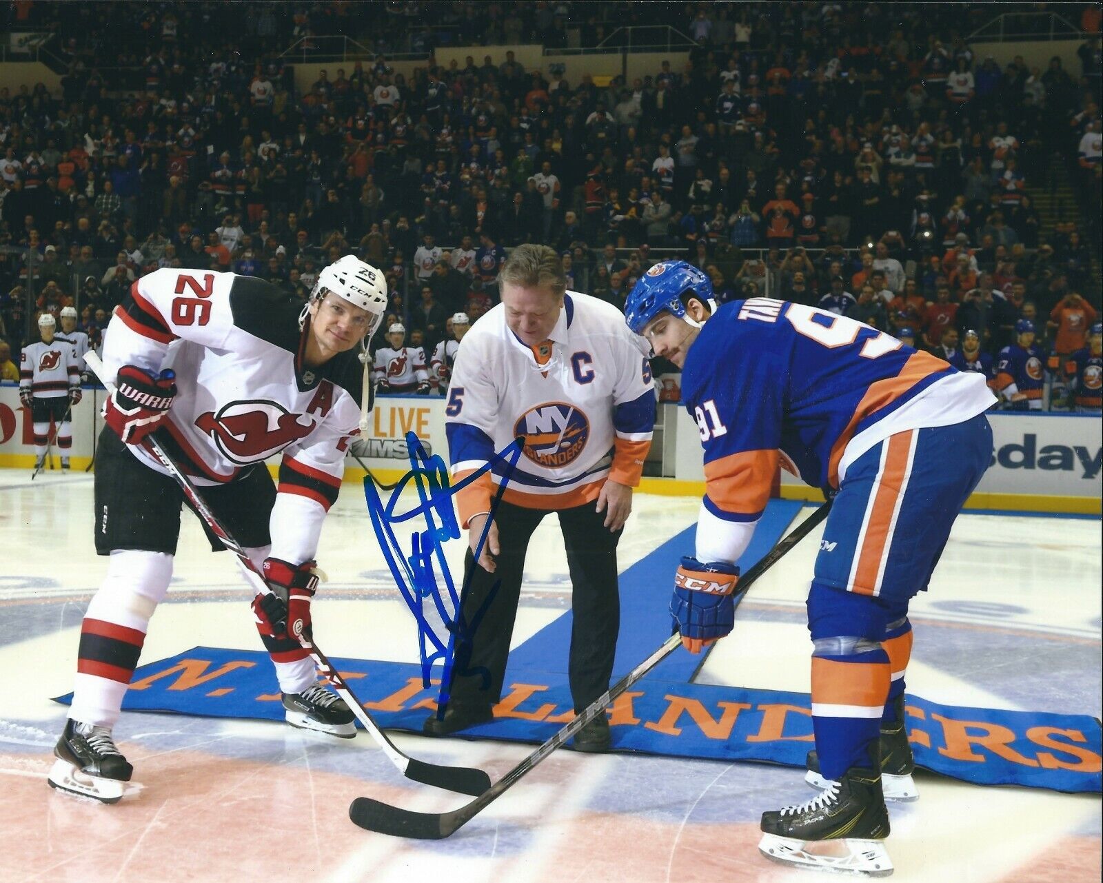 Signed 8x10 Denis Potvin New York Islanders Autographed Photo Poster painting - COA