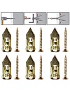 10pcs Self Drilling Anchors Screws Drywall Self-Tapping Toggle Set