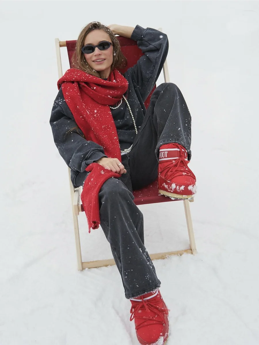 Athvotar Athvotar Autumn And Winter New Cotton Printing To Make Old Top + Pants Simple Letter Velvet Loose Knitting Set