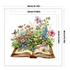 Garden Hut In Book-14CT Stamped Cross Stitch 40*40cm/15.75*15.75in tapestrymarket