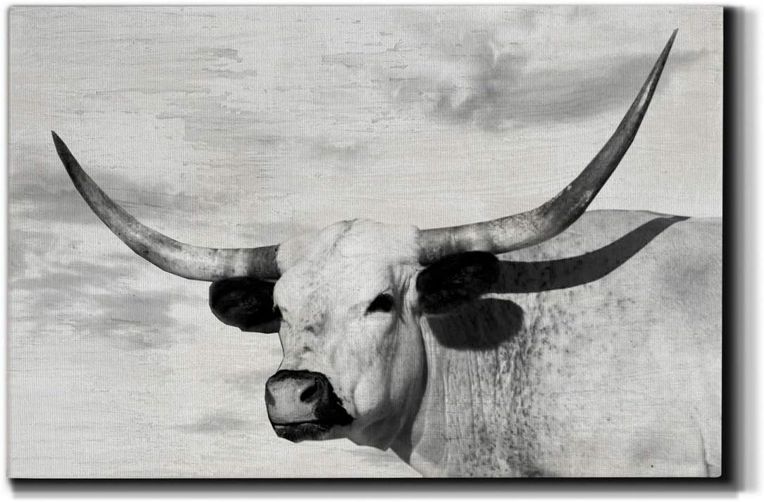 WEXFORD HOME Landscape Wall Art Gallery Wrapped Canvas Ocean Beach Animal Picture Modern Artwork Decoration for Living Room Kitchen Bathroom Office, Ready to Hang 32x48