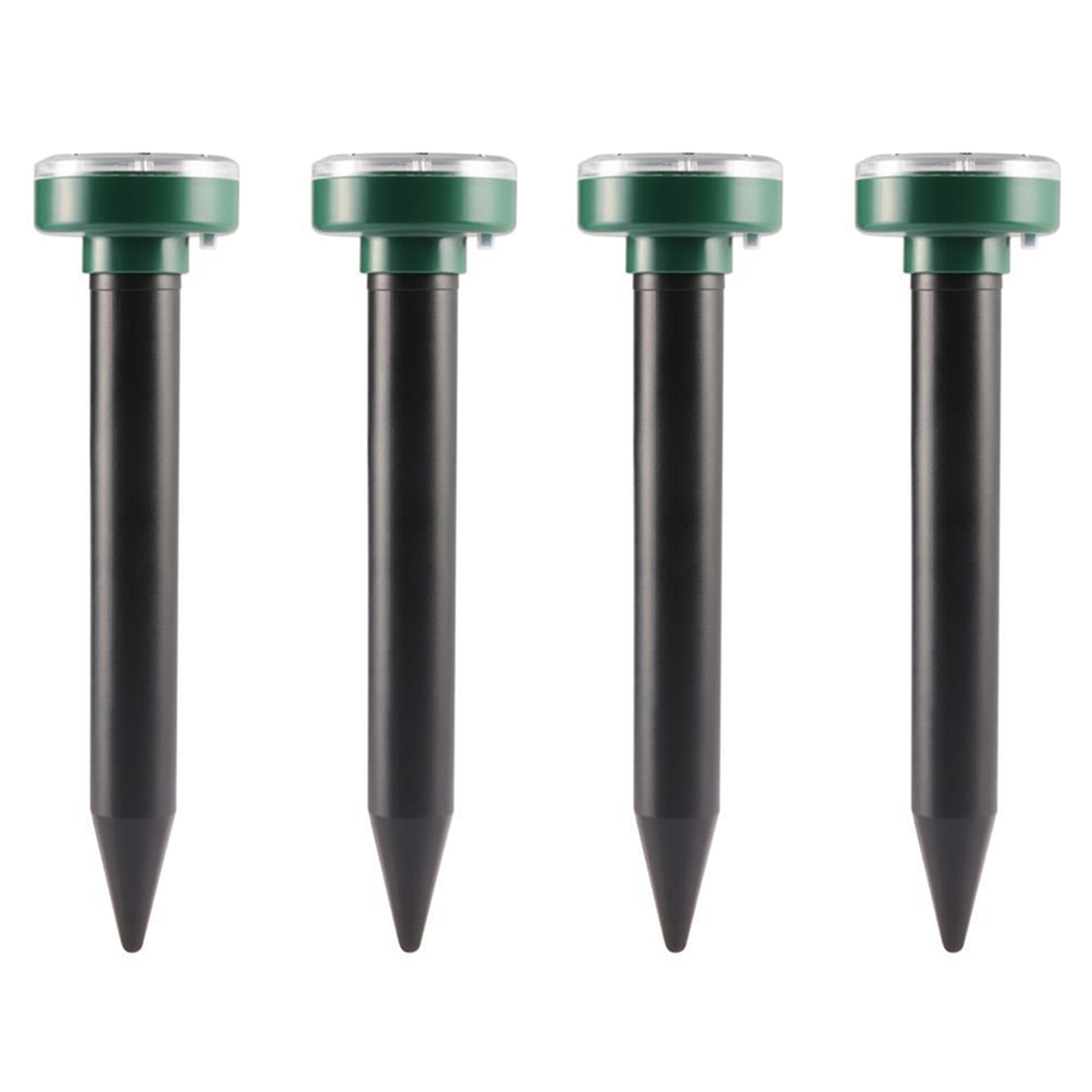 

4pcs Mouse Repeller Outdoor Electronic Solar LED Farm Snake Mole Remover, 501 Original
