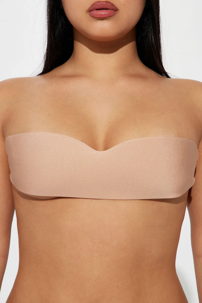 Hooked On You Push Up Invisible Bra - Nude