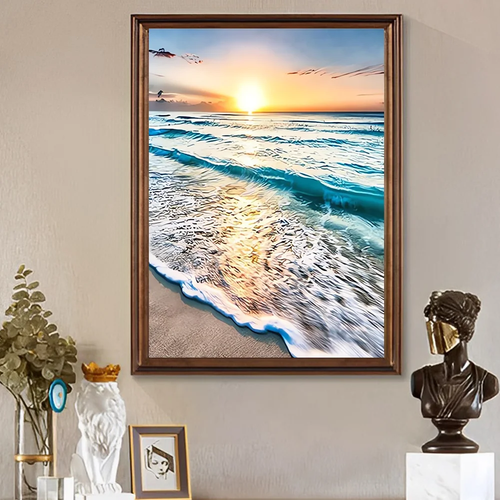 Diamond Painting - Full Round Drill - Seaside Scenery(Canvas|30*40cm)
