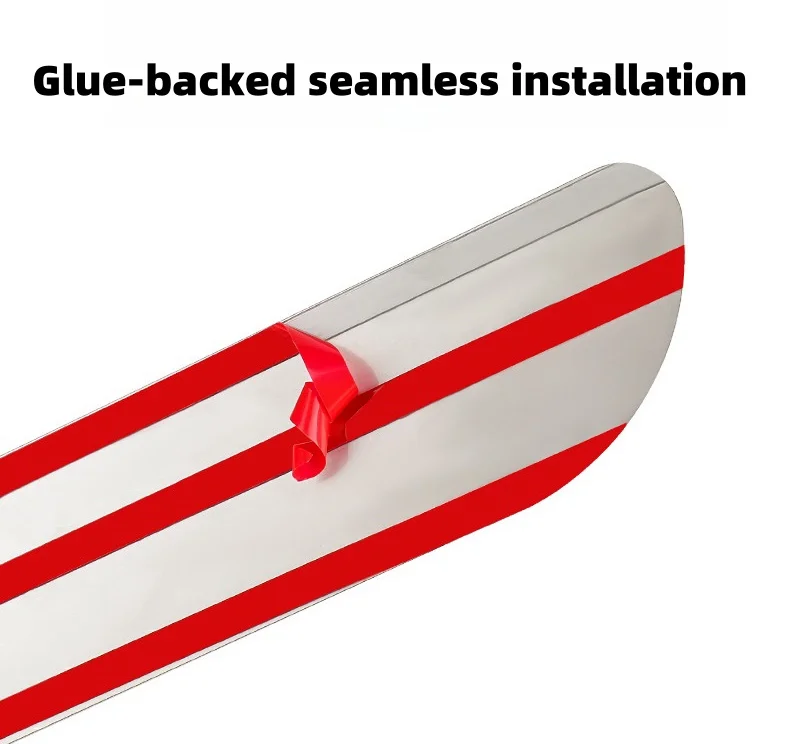 Car universal style stainless steel welcome door sill strip