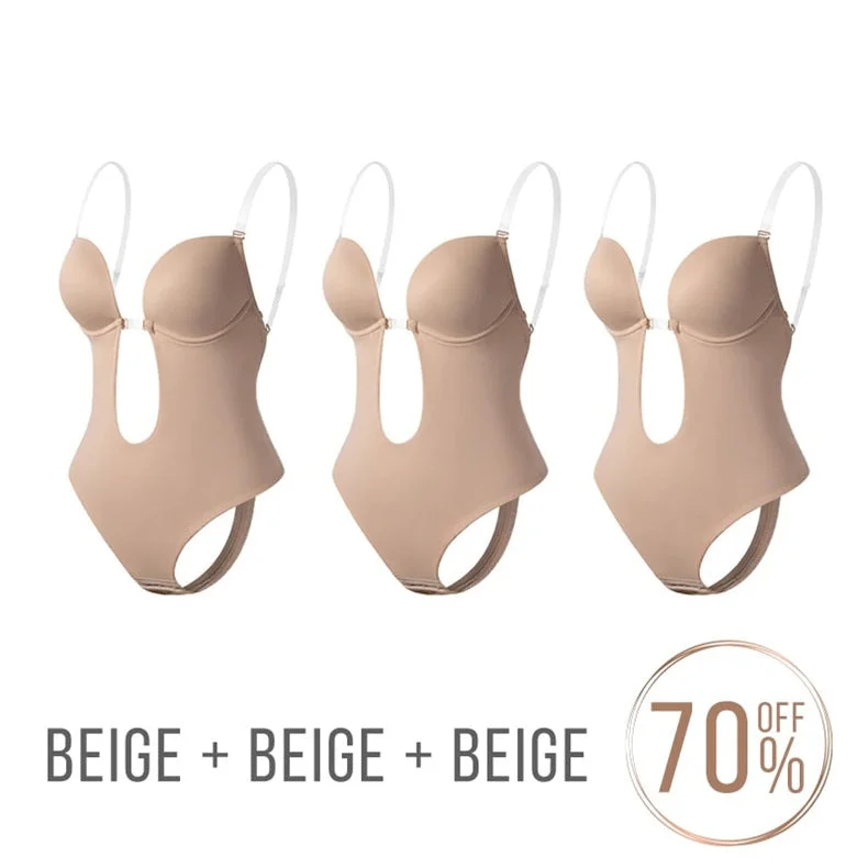 InviShaper - Plunge Backless Body Shaper Bra