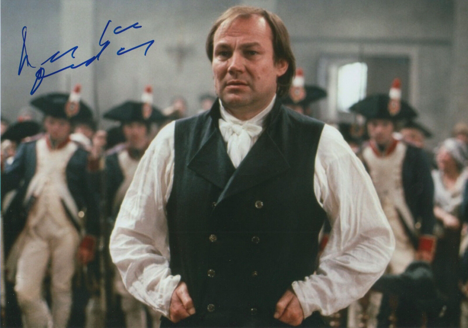 Klaus-Maria Brandauer signed 8x12 inch Photo Poster painting autograph