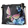 DIY butterfly shaped diamond painting one-shoulder chain lady bag