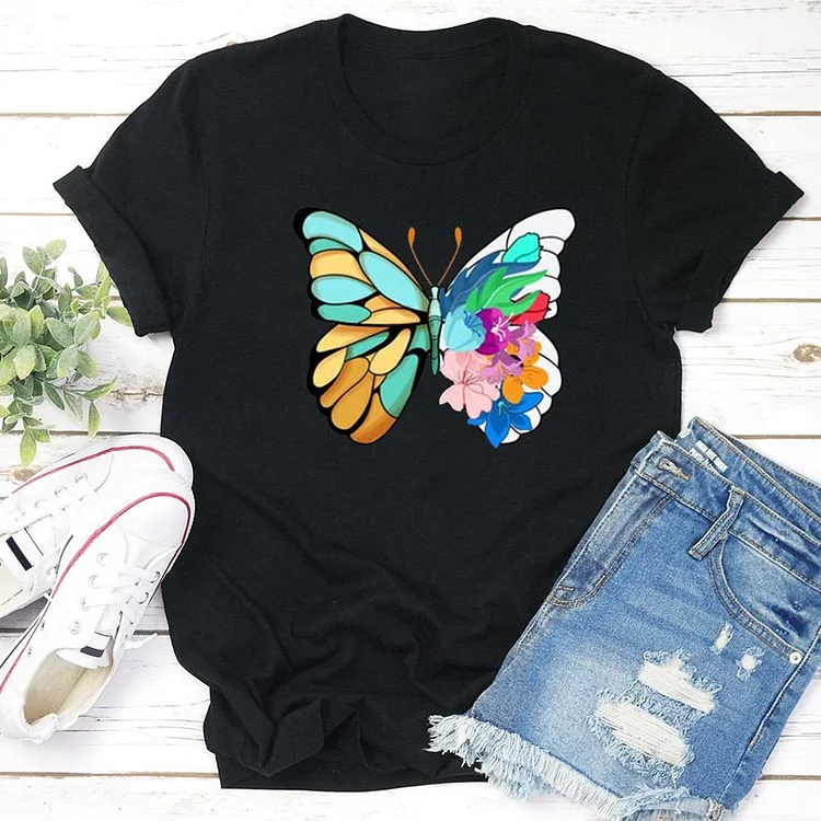 Colorful butterfly insect T-shirt Tee -04283-Annaletters