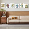 6Pack Blooming Flower-Crystal Rhinestone Diamond Painting(30x30cm)