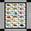 Patchwork Fish Quilt Template Set