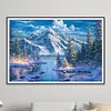 (70*50cm)Snow Mountain - Full Square Drill Diamond Painting