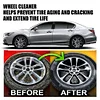120ml Car Tire Brightener Long Lasting Car Wheel Polishing Cleaner for Auto Care
