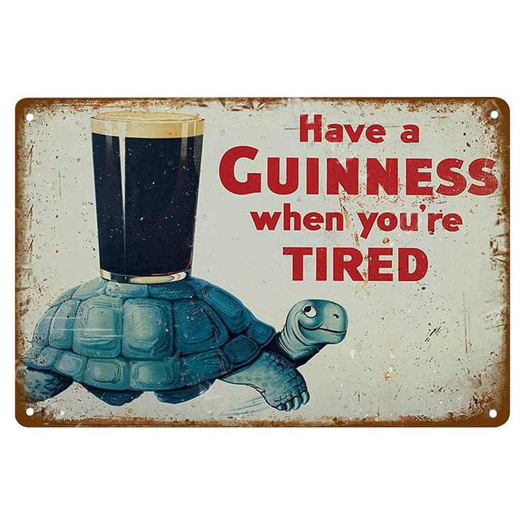 Guinness Beer - Vintage Tin Signs/Wooden Signs - 8*12Inch/12*16Inch