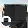 Double-Layer Car Sunshade Magnetic Heat-Insulating Side Screen Summer Interior Rear Seat Protection