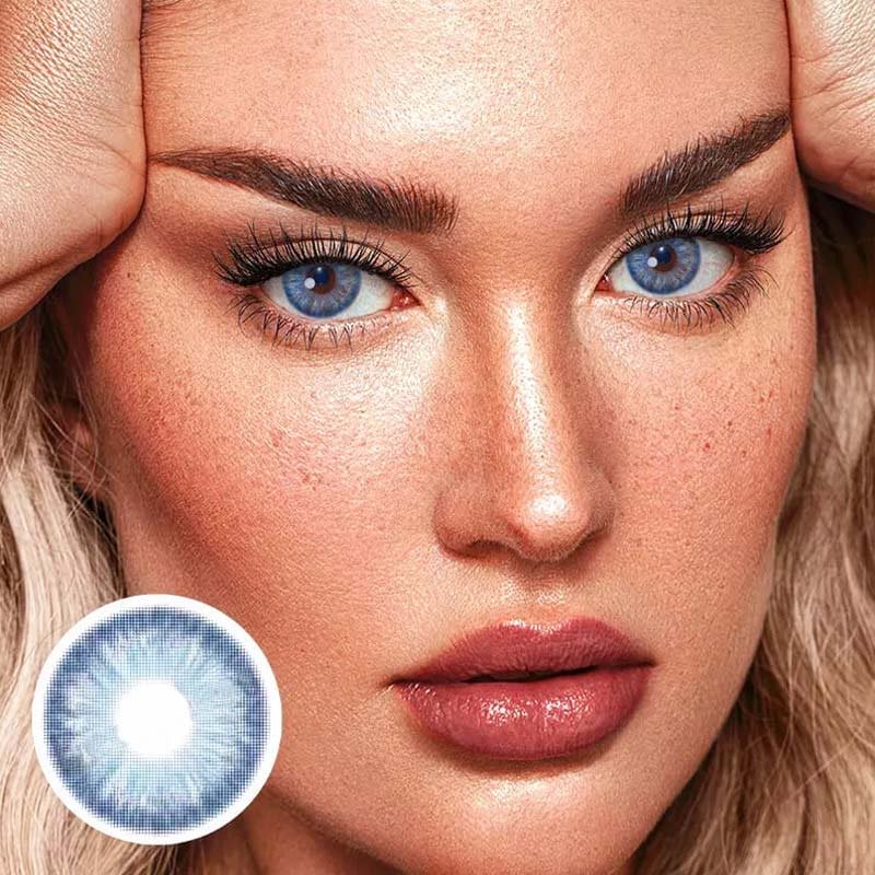 Craving Blue Contact Lenses Natural Wearing 14mm