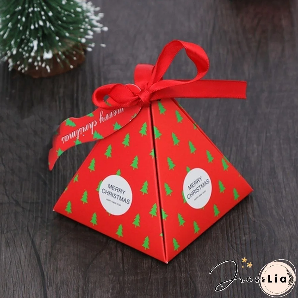 5/10PCS New Kids Favors Gift Package Creative Christmas Decoration Paper Carrier Candy Box Xmas Bags