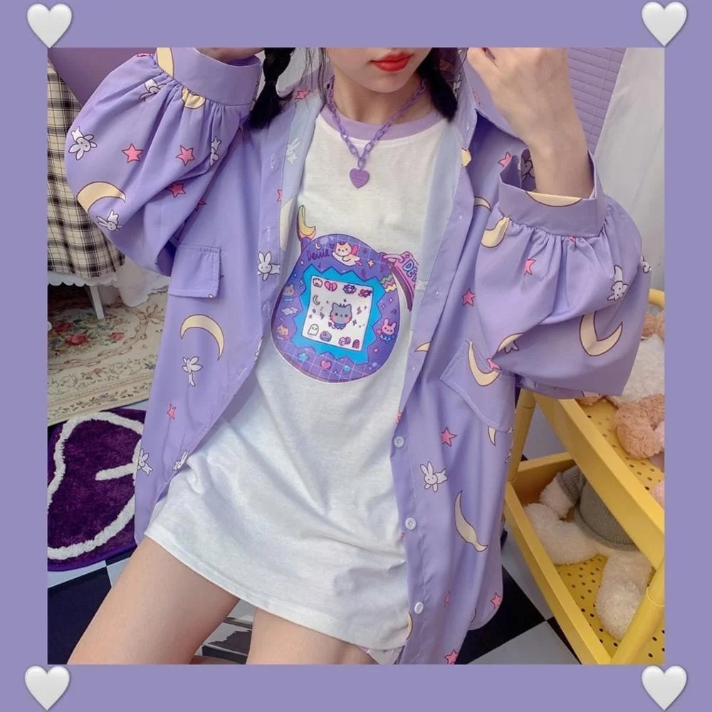 Purple Kawaii Sailor Moon Shirt SP14995