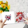 6Pcs Valentines Day Diamond Painting Greeting Card