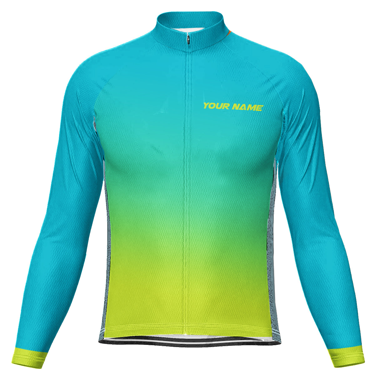 Customized Basic Long Sleeve Cycling Jersey for Men | captainssportss.com