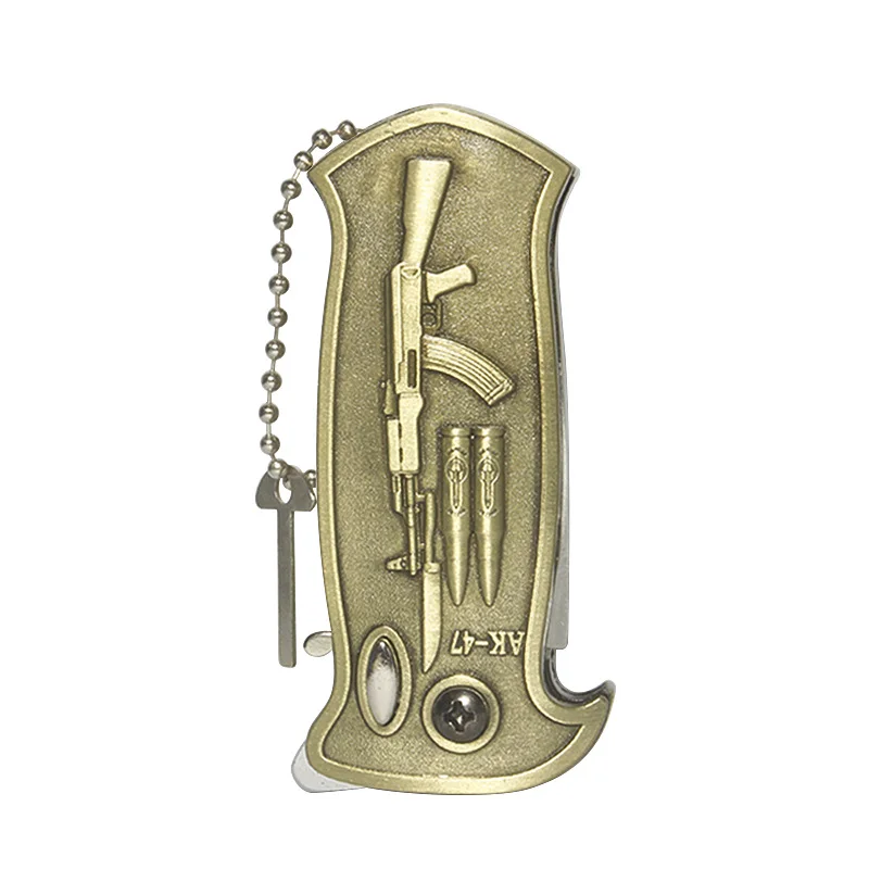 Knife-equipped windproof refillable lighter