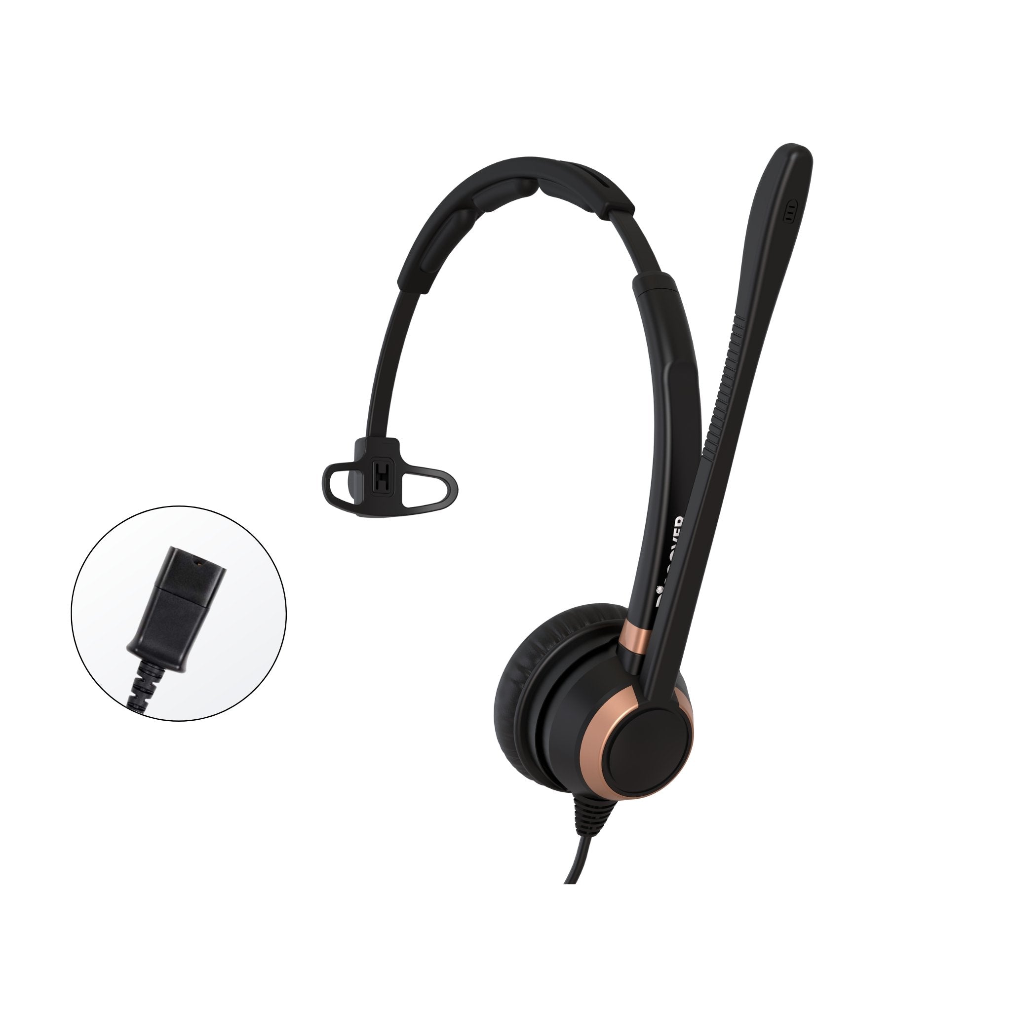 Discover D711 Single Speaker Wired Office Headset