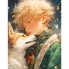 >SALE<5D DIY Full Round Drill Diamond Painting Little Prince and Fox Decor 50x60cm