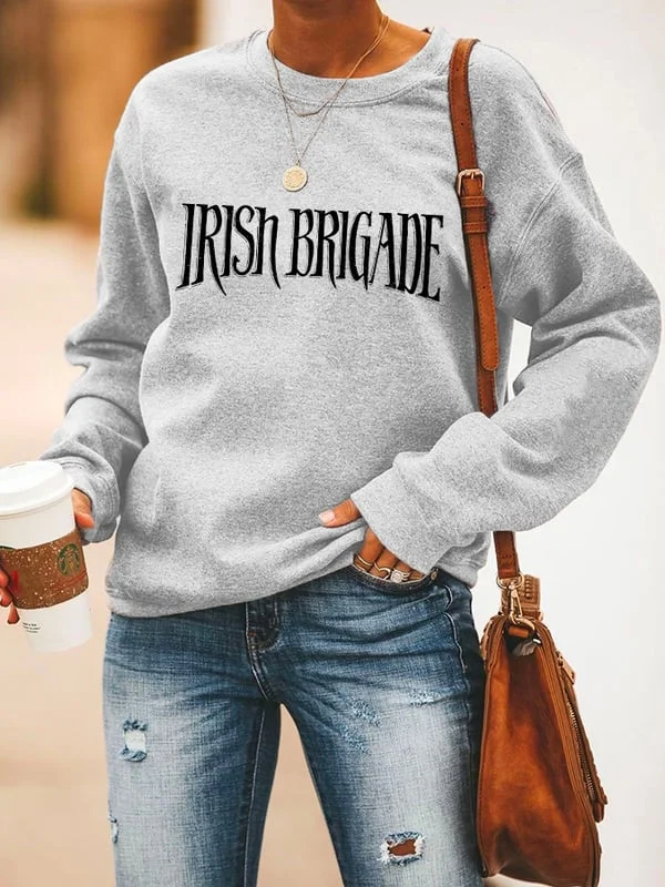 Women's The Civil War Irish Brigade Print Sweatshirt