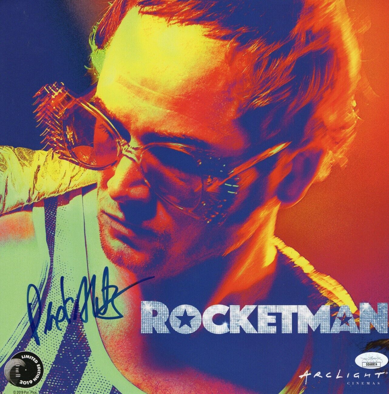 Dexter Fletcher Signed Autographed 12X12 Photo Poster painting Rocketman Director JSA GG68804