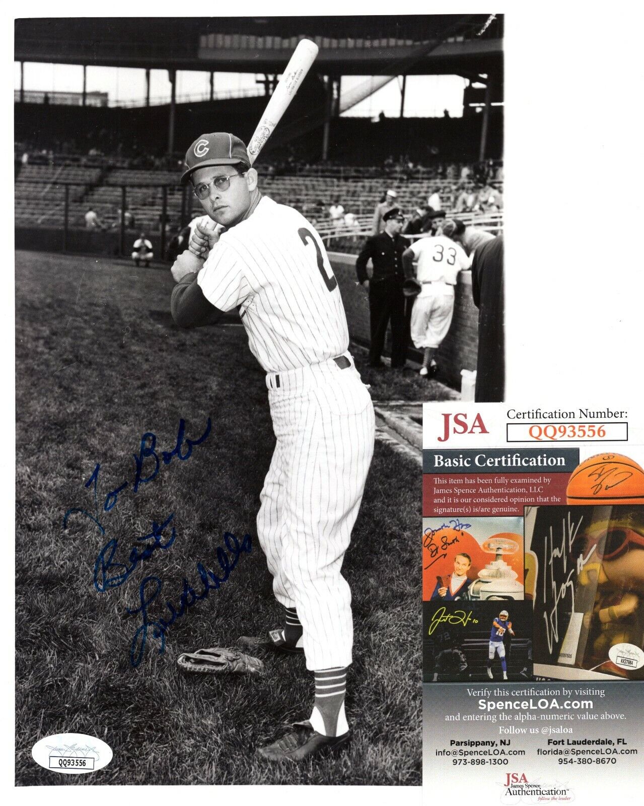 Lee Walls Baseball Player Hand Signed Autograph 8x10 Photo Poster painting