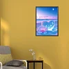 Diamond Painting-DIY Full Round Drill Love Beach
