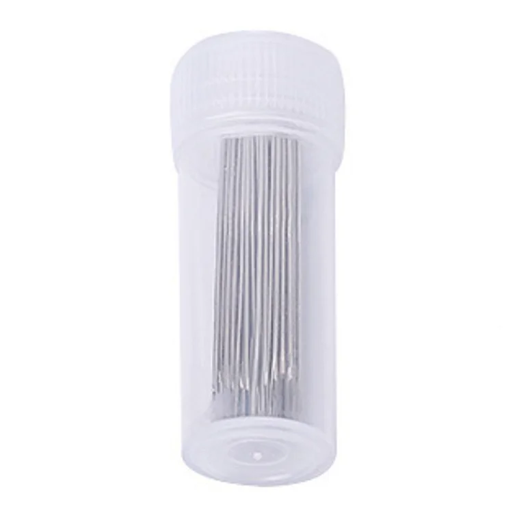 10/20/30pcs 4cm Bead Embroidery Needles Metal Hand-Stitched Embroidery Needles gbfke