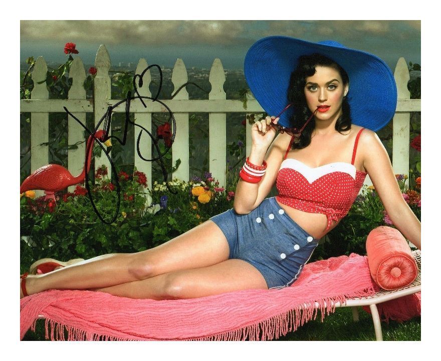 KATY PERRY AUTOGRAPHED SIGNED A4 PP POSTER Photo Poster painting PRINT