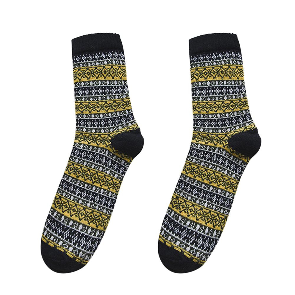 

Autumn Winter Men Warm Thickened Soft Socks Calf Length Socks (Dark Blue), 501 Original