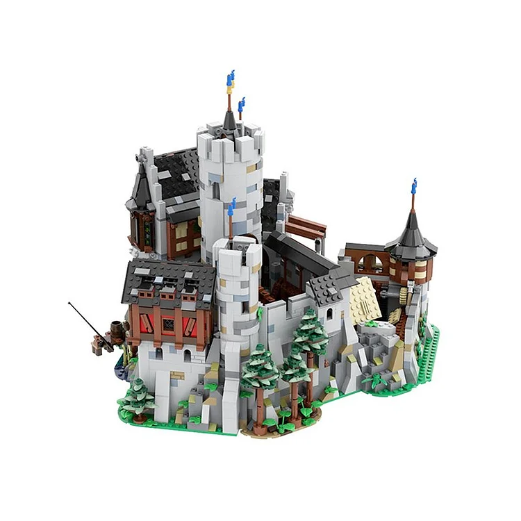 MOC Medieval Germany Löwenstein Castle Defensive Architecture House
