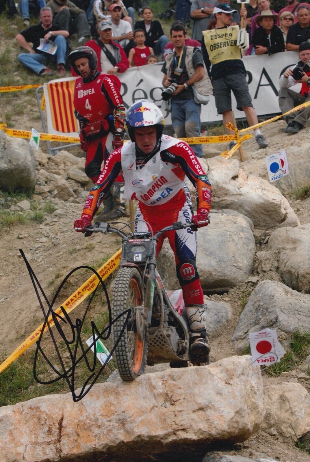 Dougie Lampkin Hand Signed 12x8 Photo Poster painting Autograph Trials World Champion 4