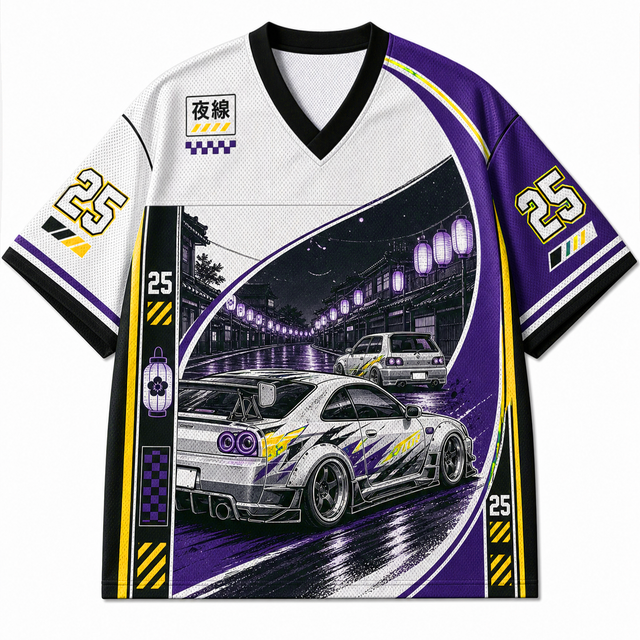 Techwear JDM Racing 025 SINGLE V3 Short Sleeve Jersey