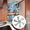 2Pack 6 Inch White Replacement Vent Fan Blades for Bathroom Roof Vent Range Hood