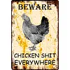 Chicken Warning - Vintage Metal Signs(8*12Inch/12*16Inch) - Chicken