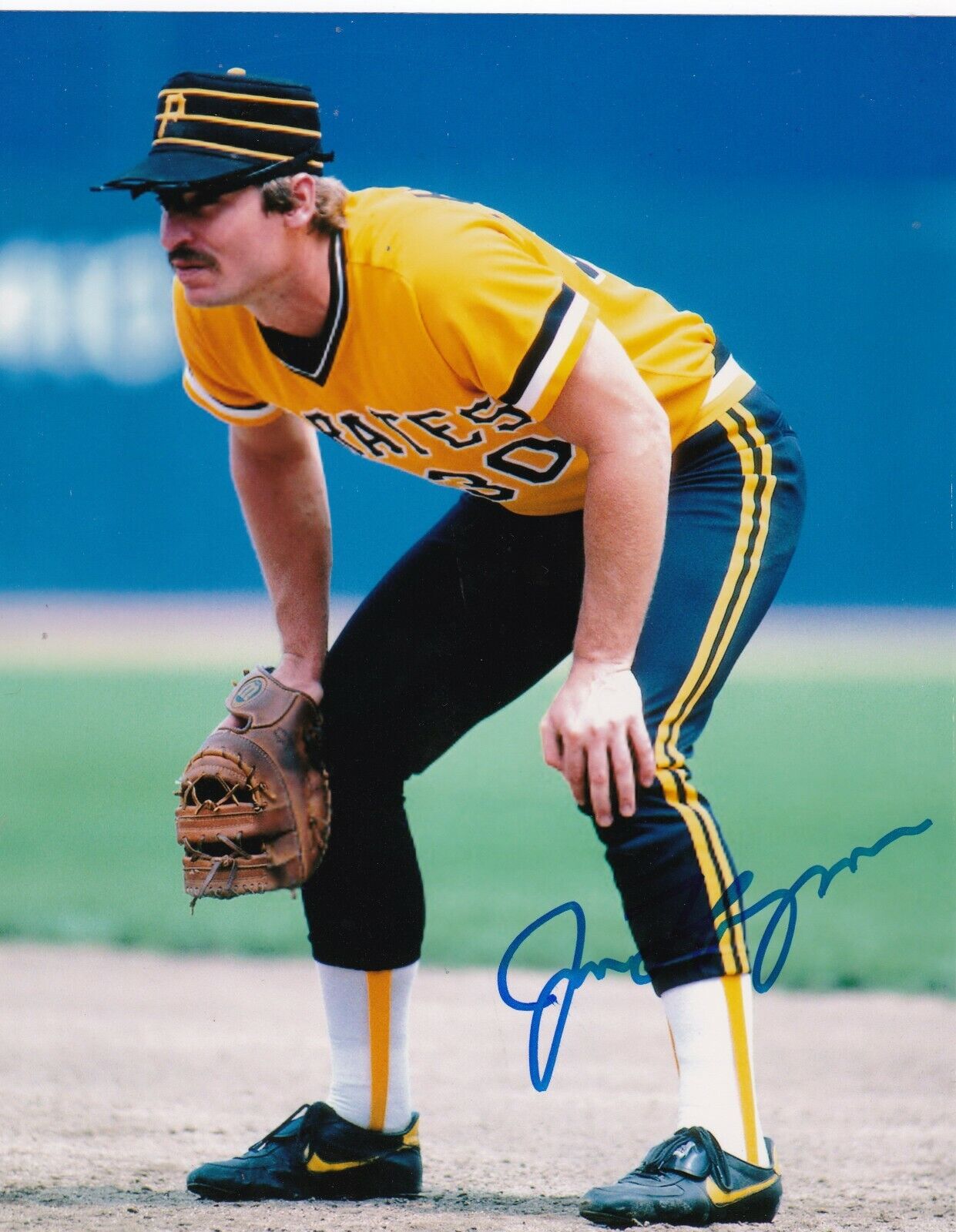 JASON THOMPSON PITTSBURGH PIRATES ACTION SIGNED 8x10