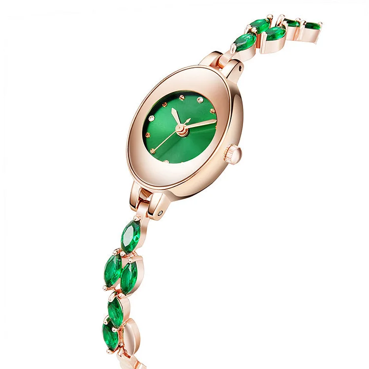 Womne's Colored Zircon Bracelet Watch