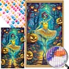 (40*70cm)Halloween Ballet Girl - Round AB Drill Diamond Painting