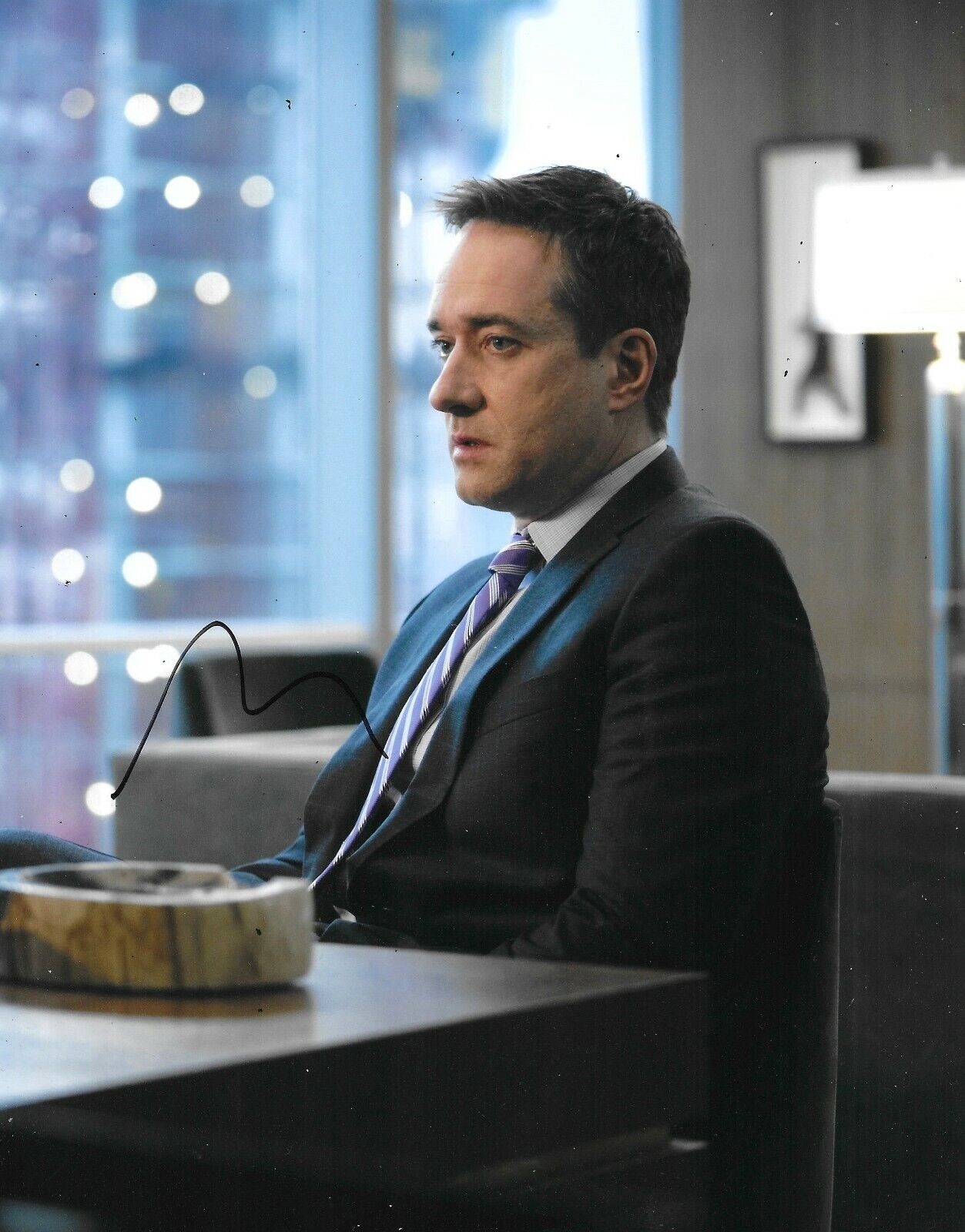 Matthew Macfadyen Signed Succession 10x8 Photo Poster painting AFTAL